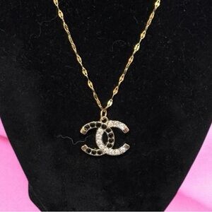 Upcycled Stamped Gold and Silver Necklace